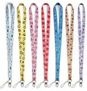 Stan - חנות ה-Merchandise למעריצים מכל הסוגים BTS BTS / BT21 Neck Strap Basic Key Chain Holder / Official KPOP MD Authentic Goods