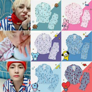 Stan - חנות ה-Merchandise למעריצים מכל הסוגים BTS KPOP BTS BT21 TATA CHIMMY COOKY Nightgowns+Paj<wbr/>ama Pants Sleepwear Nightwear Lot