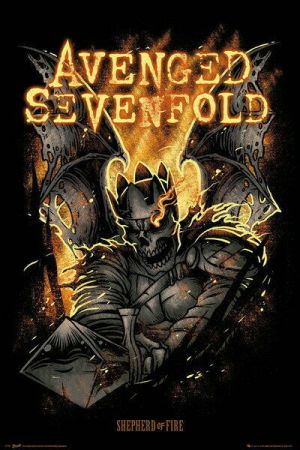 Stan - חנות ה-Merchandise למעריצים מכל הסוגים Avenged Sevenfold 90916 AVENGED SEVENFOLD MUSIC SHEPHERD OF FIRE Decor WALL PRINT POSTER UK