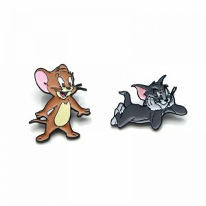 Stan - חנות ה-Merchandise למעריצים מכל הסוגים Disney Tom And Jerry Enamel Pin Brooch Cartoon Cat & Mouse Film Series Metal Lapel Pins