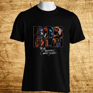 Stan - חנות ה-Merchandise למעריצים מכל הסוגים בוב דילן Bob Dylan *Anniversary Concert Music Short Sleeve Men's Black T-Shirt Size S-5XL