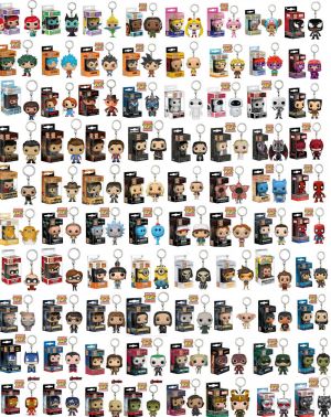 Stan - חנות ה-Merchandise למעריצים מכל הסוגים Pixar DC Marvel Keyring Groot/Rick/Mor<wbr/>ty/Dean/Goku Figure Funko POP Pocket Keychain  