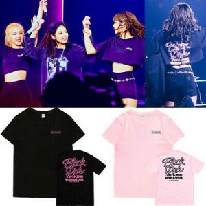 Stan - חנות ה-Merchandise למעריצים מכל הסוגים BlackPink    Kpop Blackpink T-SHIRT 2019-2020 WORLD TOUR Concert Tshirt Unisex Cotton TEE