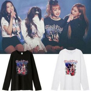    Kpop BLACKPINK Forever Young Concert LONG SLEEVE T-SHIRT Cotton TSHIRT TEE