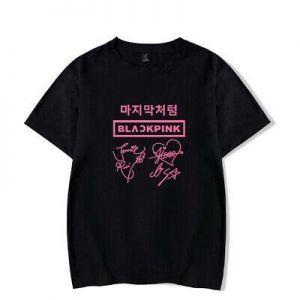    KPOP BLACKPINK T-Shirt Jennie Jisoo Lisa Rose Women Girls Unisex Adults Tee Tops