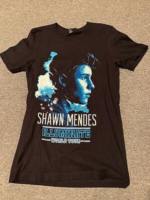    Shawn Mendes Illuminate 2017 World Tour T-Shirt Sz S concert rare