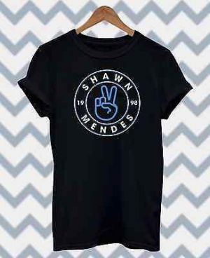    shawn mendes shirt tshirt clothing tee logo hand peace tour concert instagram