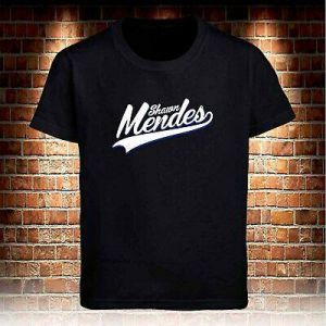    Shawn Mendes Black T-shirt Men&#039;s S to 3XL