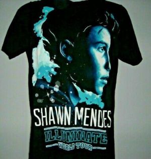    Shawn Mendes Illuminate World Tour T Shirt Mens Medium