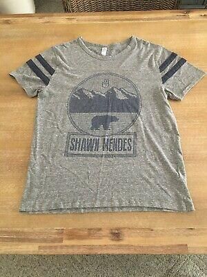    Shawn Mendes Jersey Style Women’s Tour T-shirt Size XL