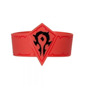Stan - חנות ה-Merchandise למעריצים מכל הסוגים Blizzard Bracelet - Warcraft Movie - Horde Logo Rubber New Gift Toys j6264