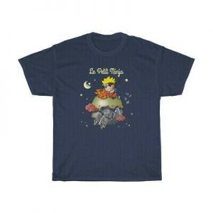 Le Petit Prince Ninja Naruto Funny Parody Planet Black Unisex Adult T-shirt