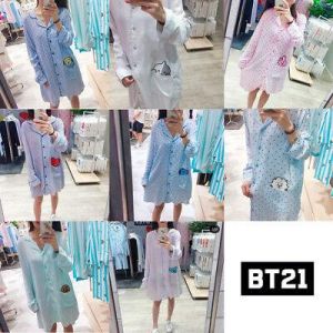 BTS BT21 Official Authentic Goods Pajamas Sleepwear (S~XL) +  tracking number