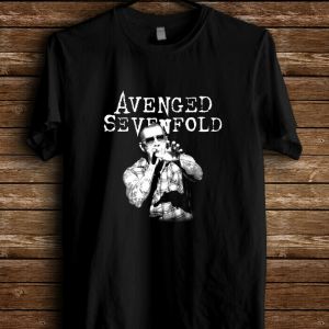 Stan - חנות ה-Merchandise למעריצים מכל הסוגים Avenged Sevenfold M Shadows Avenged Sevenfold A7X Heavy Metal Mens T-Shirt Black