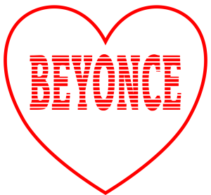 Stan - חנות ה-Merchandise למעריצים מכל הסוגים ביונסה Love Beyonce ladies Fit Black T Shirt FREEPOST UK