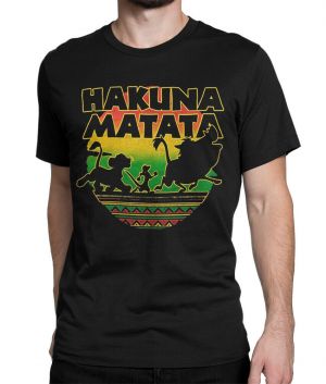 Stan - חנות ה-Merchandise למעריצים מכל הסוגים Disney The Lion King Hakuna Matata Graphic T-Shirt, Simba Timon And Pumbaa Disney Shirt