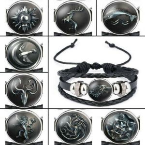 Stan - חנות ה-Merchandise למעריצים מכל הסוגים משחקי הכס New Ethnic Fashion Leather Bracelets for Men Women Game of Thrones