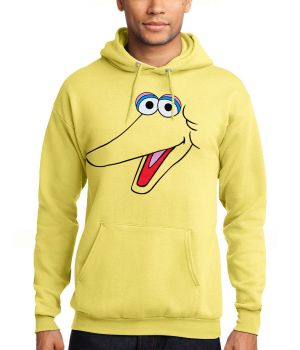 Stan - חנות ה-Merchandise למעריצים מכל הסוגים רחוב שומשום Sesame Street Big Bird Face Adult Hoodie