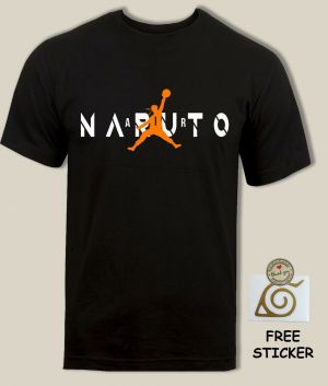 Stan - חנות ה-Merchandise למעריצים מכל הסוגים נארוטו Naruto Air Funny T shirt Sasuke Kakashi Anime Parody Cosplay Top Men's S - XXL