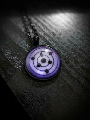 Stan - חנות ה-Merchandise למעריצים מכל הסוגים נארוטו Naruto Rinnegan Anime Glass Pendant Necklace