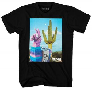 Stan - חנות ה-Merchandise למעריצים מכל הסוגים Fortnite Fortnite Shirt Men's loot Llama Cactus Officially Licensed Adult T-Shirt