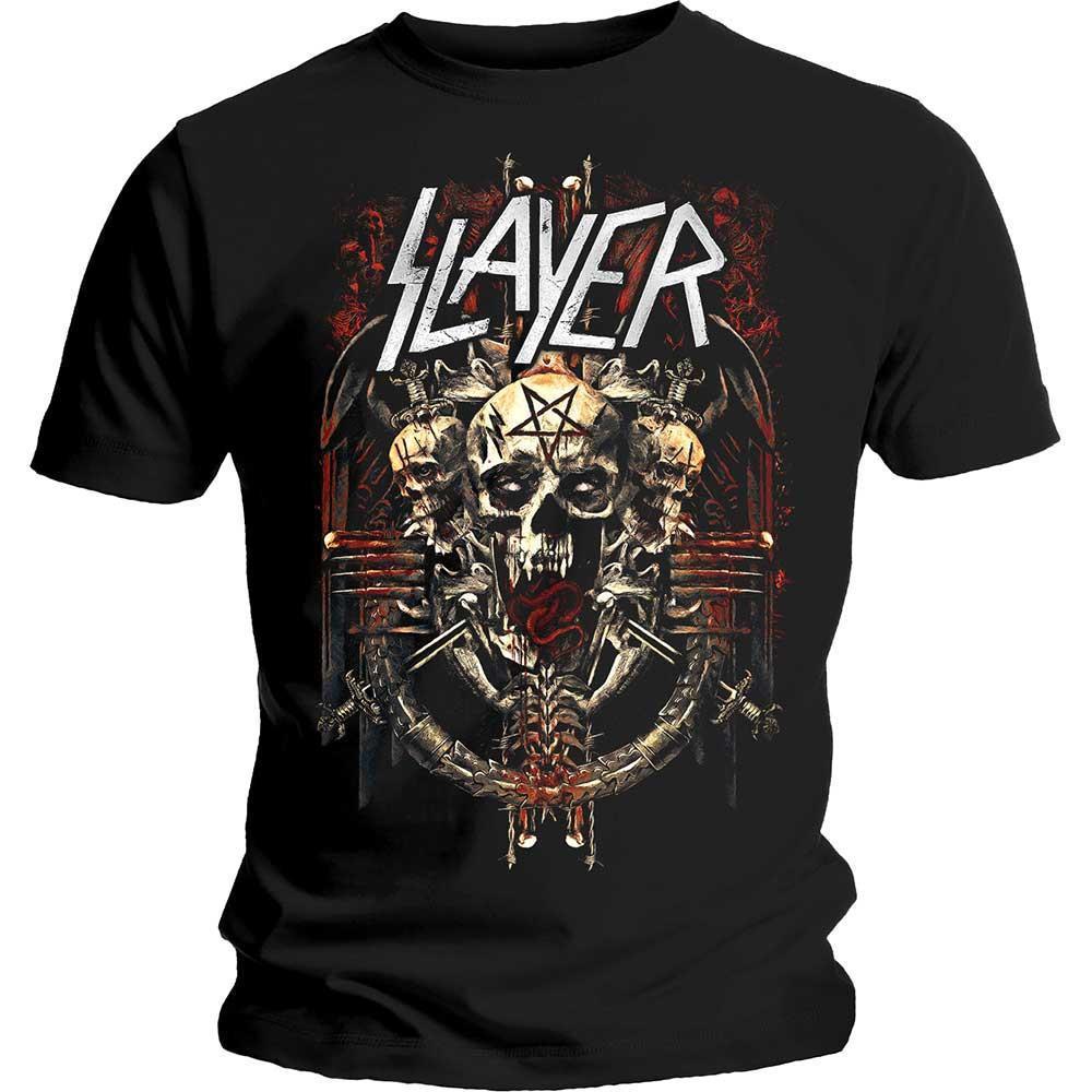 Stan - חנות ה-Merchandise למעריצים מכל הסוגים Slayer OFFICIAL LICENSED - SLAYER - DEMONIC ADMAT T SHIRT - THRASH METAL FINAL TOUR