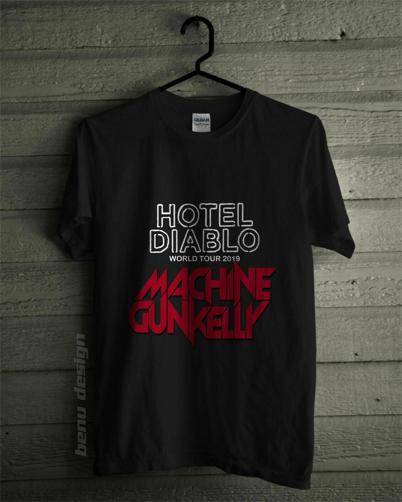 Stan - חנות ה-Merchandise למעריצים מכל הסוגים MGK New MACHINE GUN KELLY MGK HOTEL DIABLO WORLD TOUR 2019 T-Shirt Size S To 2XL