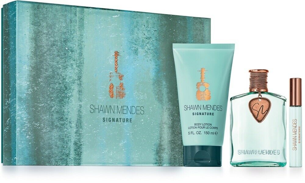 Stan - חנות ה-Merchandise למעריצים מכל הסוגים שון מנדס SHAWN MENDES SIGNATURE 3PC  PERFUME GIFT SET 3.4oz, .33oz, 5oz