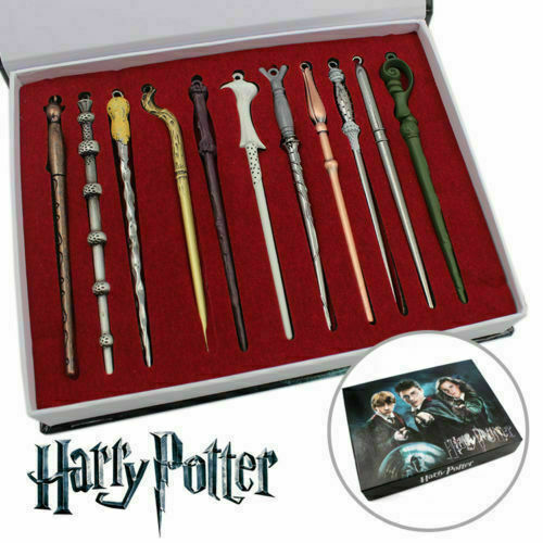 Stan - חנות ה-Merchandise למעריצים מכל הסוגים הארי פוטר 11PC Harry Potter Hermione Dumbledore Sirius Voldemort Fleur Magic Wands In Box