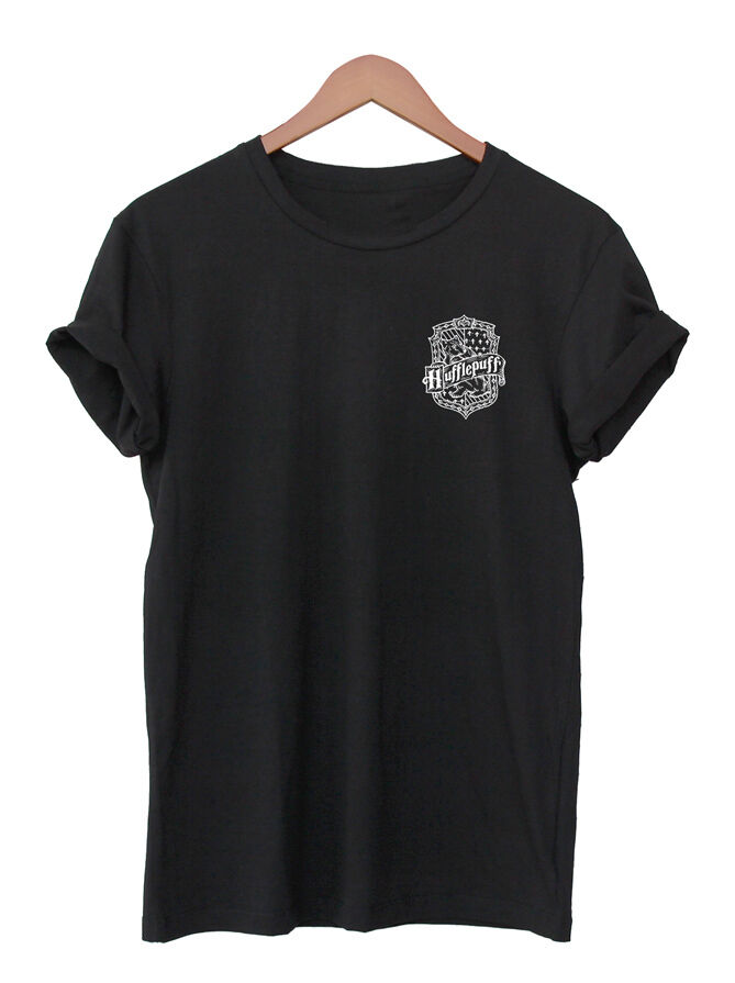 Stan - חנות ה-Merchandise למעריצים מכל הסוגים הארי פוטר Hufflepuff Crest T-shirt Harry Potter Shirt Unisex Symbol Sign Top Hogwarts