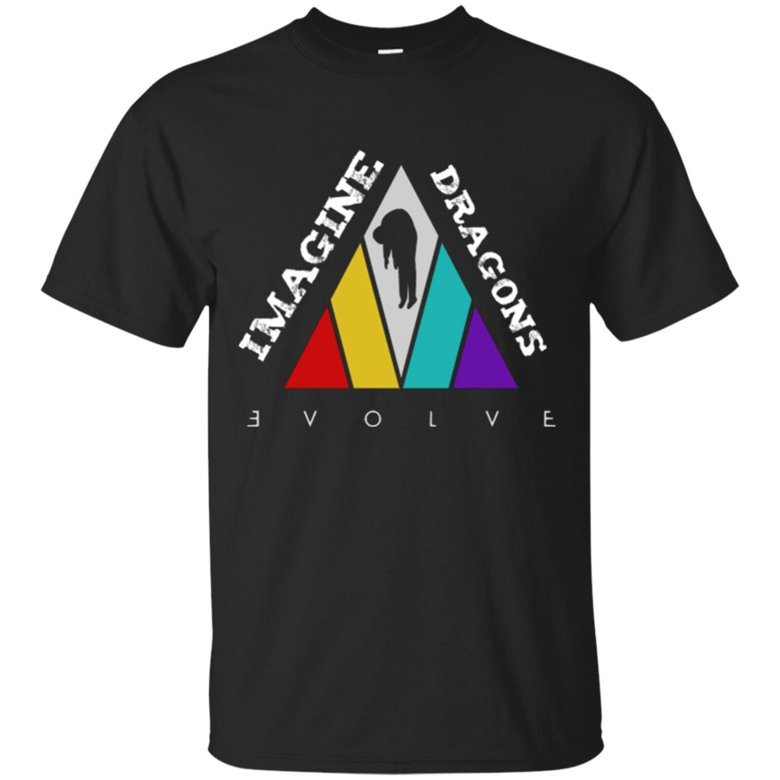 Stan - חנות ה-Merchandise למעריצים מכל הסוגים Imagine Dragons Imagine Dragons Evolve Black Men's T-shirt S M L XL 2XL 3XL