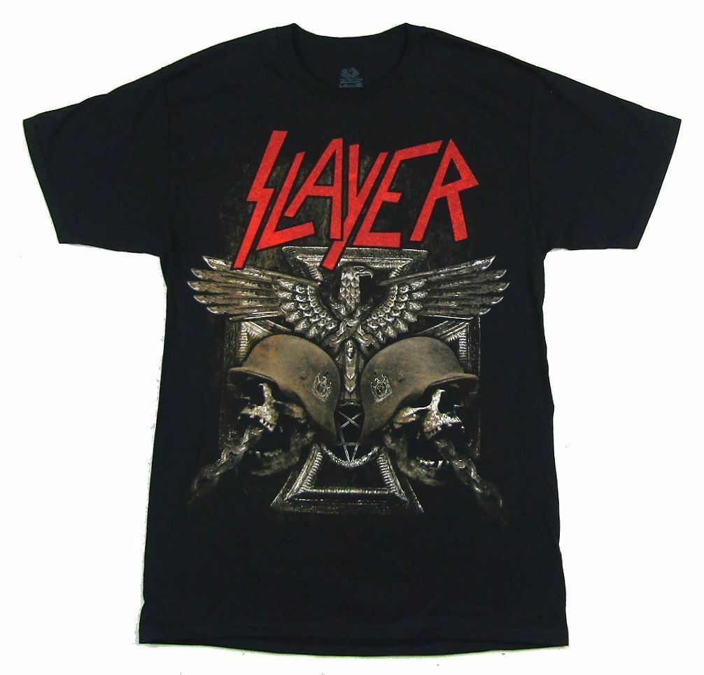 Stan - חנות ה-Merchandise למעריצים מכל הסוגים Slayer Slayer Chain Skulls 2016 Tour Black T Shirt New Official Band Merch
