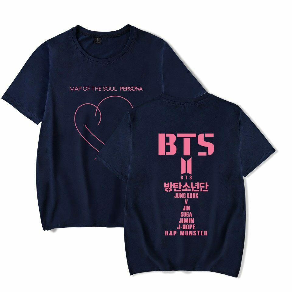 Stan - חנות ה-Merchandise למעריצים מכל הסוגים BTS Hot Hot 2019 BTS New Album Map Of The Soul :Persona Men Women Girl Tee T-Shirts