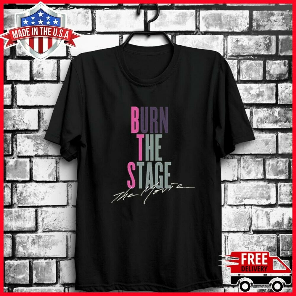 Stan - חנות ה-Merchandise למעריצים מכל הסוגים BTS FREESHIP BTS Burn The Stage The Movie T Shirt Black Cotton Full Size US Supplier