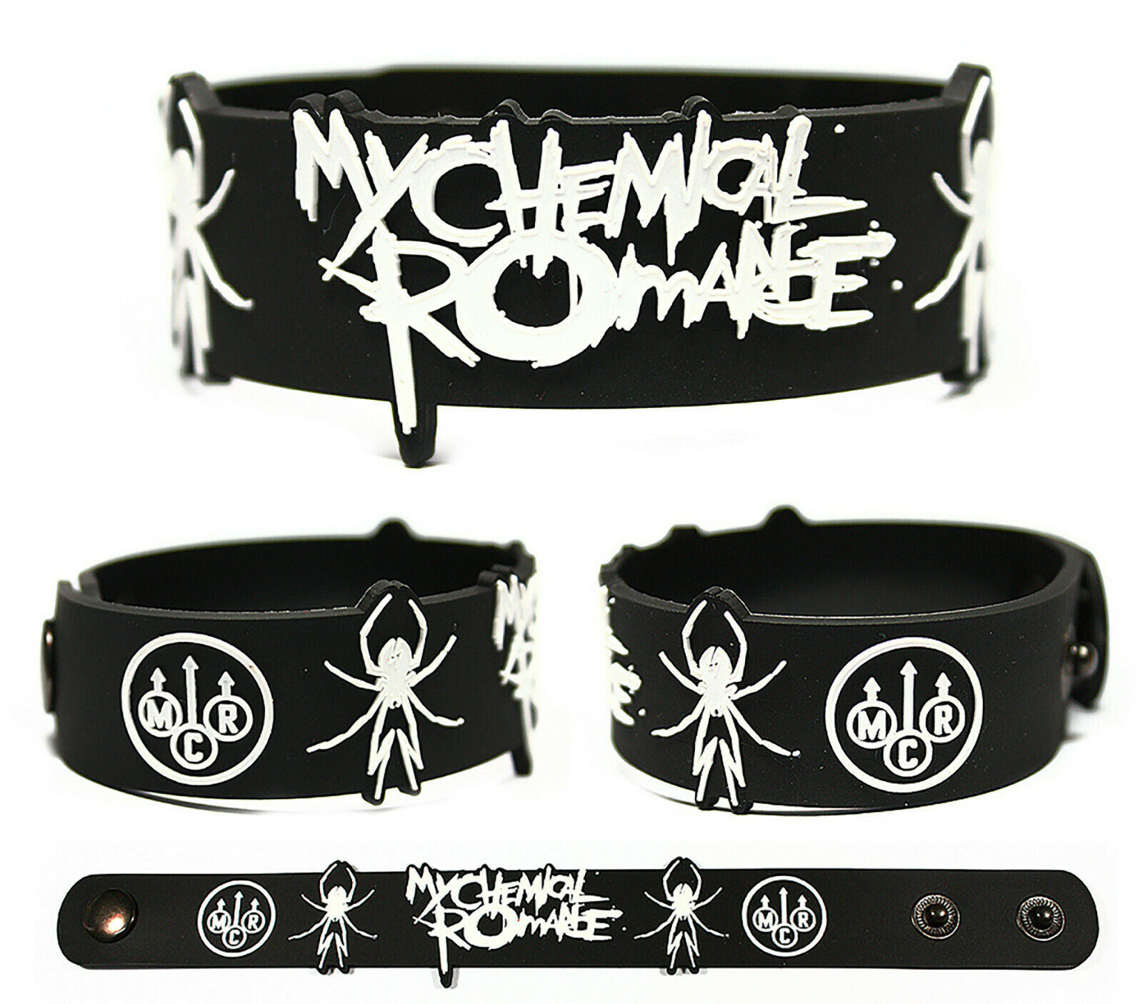 Stan - חנות ה-Merchandise למעריצים מכל הסוגים My Chemical Romance My Chemical Romance wristband rubber bracelet v1