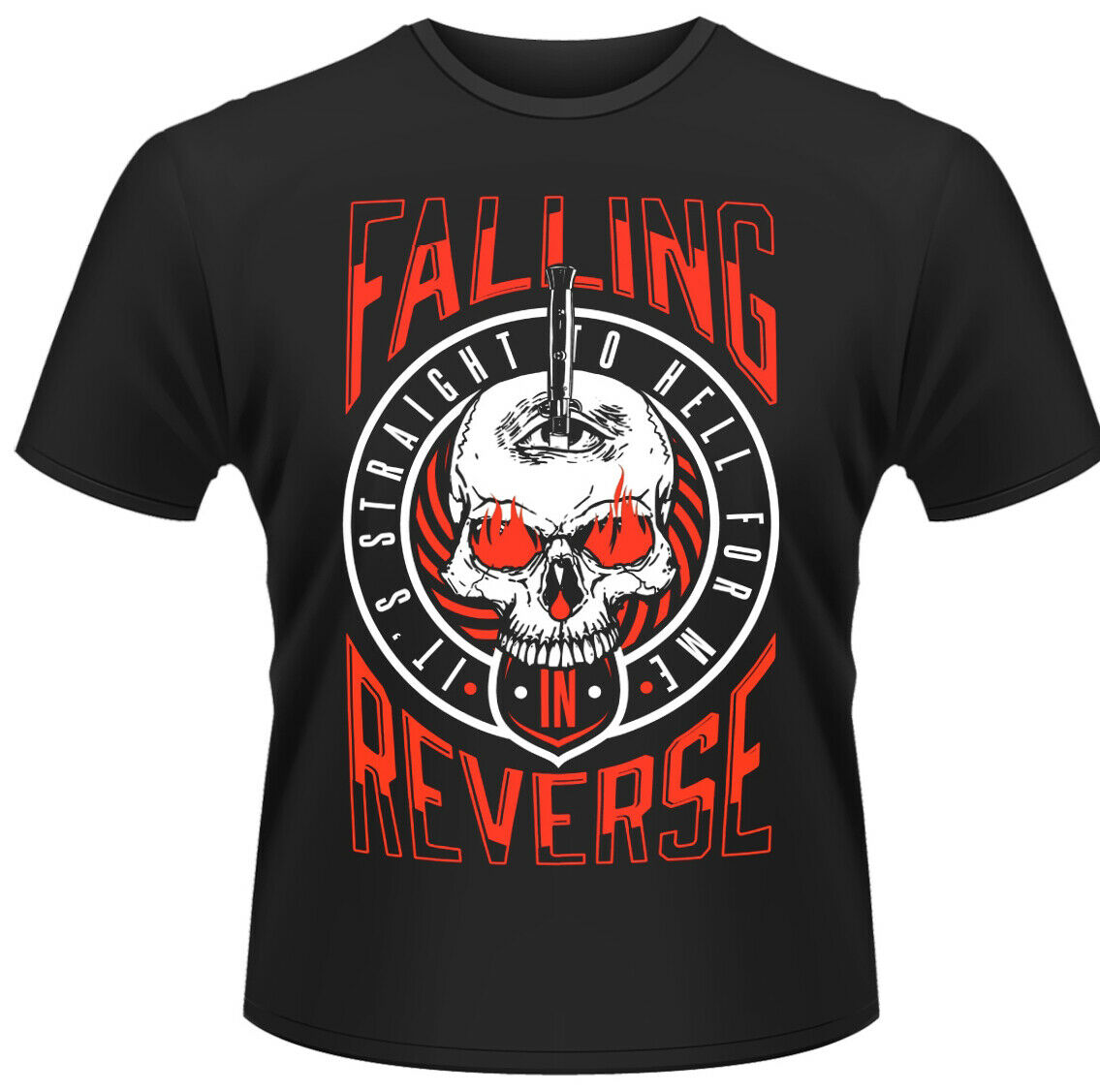 Stan - חנות ה-Merchandise למעריצים מכל הסוגים Escape The Fate ו-Falling In Reverse Falling In Reverse Straight To Hell Shirt S M L XL XXL T-Shirt Tshirt