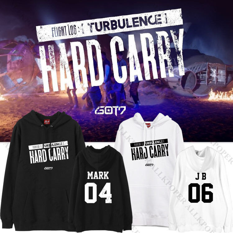 Stan - חנות ה-Merchandise למעריצים מכל הסוגים GOT7 סוודר של גוט7 Hard Carry