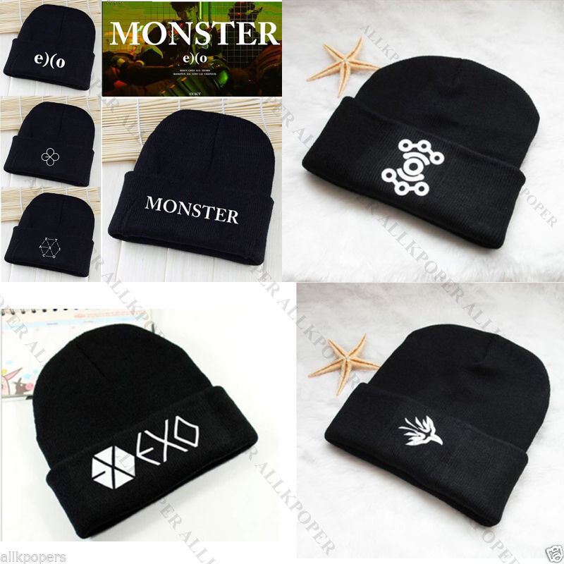 Stan - חנות ה-Merchandise למעריצים מכל הסוגים EXO Kpop EXO Beanie Hat Knit Cap SKI Baekhyun Chanyeol Winter Constellation
