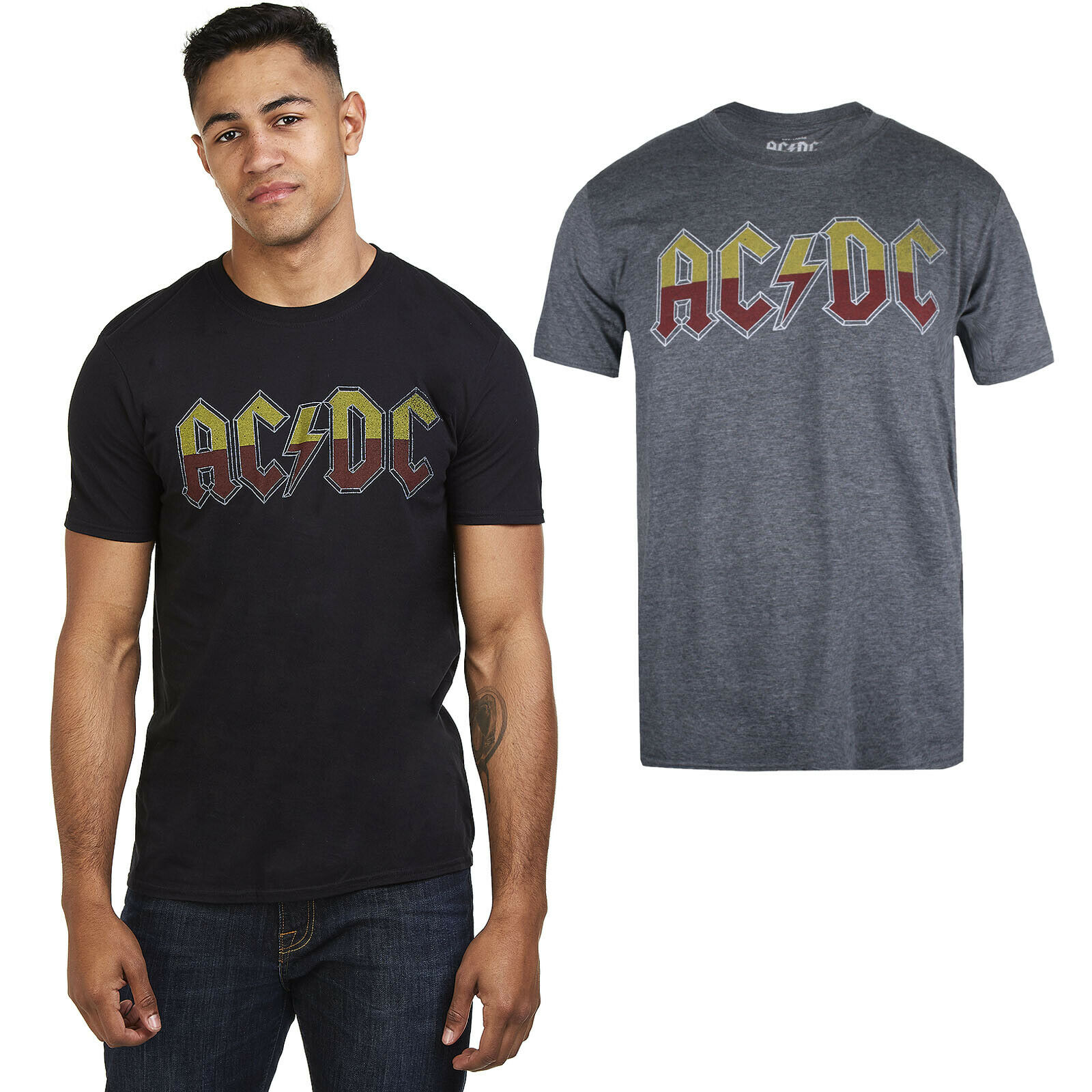 Stan - חנות ה-Merchandise למעריצים מכל הסוגים AC/DC AC/DC - For those About to Rock World Tour - Men's Official ACDC T-Shirt - S-XXL