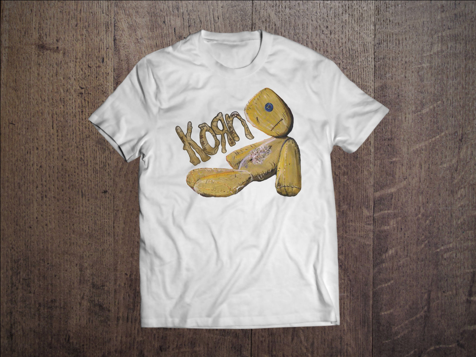 Stan - חנות ה-Merchandise למעריצים מכל הסוגים KoRn KORN ISSUES Men White T-shirt Metal Band Fan Tee Rock Band Shirt