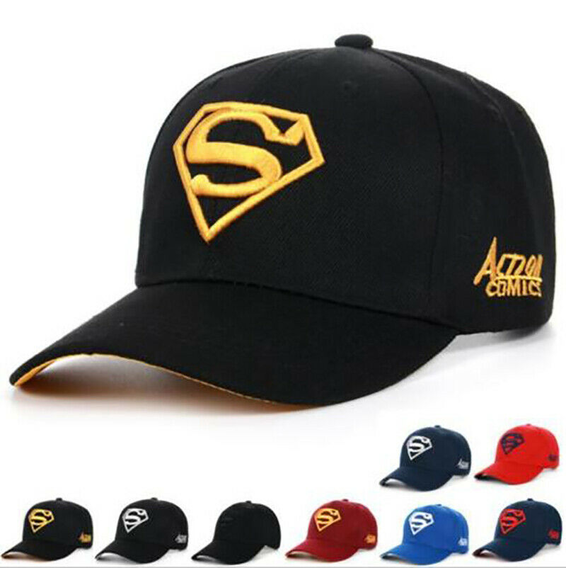 Stan - חנות ה-Merchandise למעריצים מכל הסוגים DC Men Women Hero Super Man Baseball Cap Snapback Hat Hip-Hop Adjustable Bboy Caps