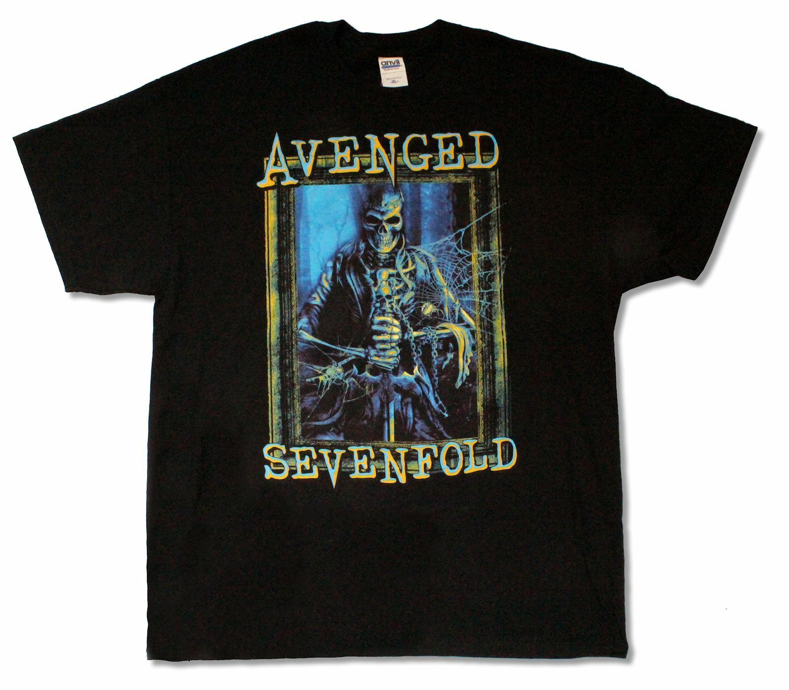 Stan - חנות ה-Merchandise למעריצים מכל הסוגים Avenged Sevenfold Avenged Sevenfold Hail To King Frame Tour USA CA-JAPAN Black Shirt New Official
