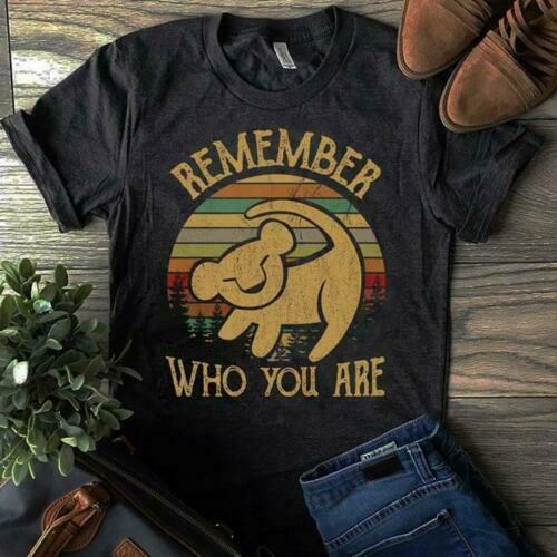 Stan - חנות ה-Merchandise למעריצים מכל הסוגים Disney Simba The Lion King Remember Who You Are Vintage Men T-Shirt