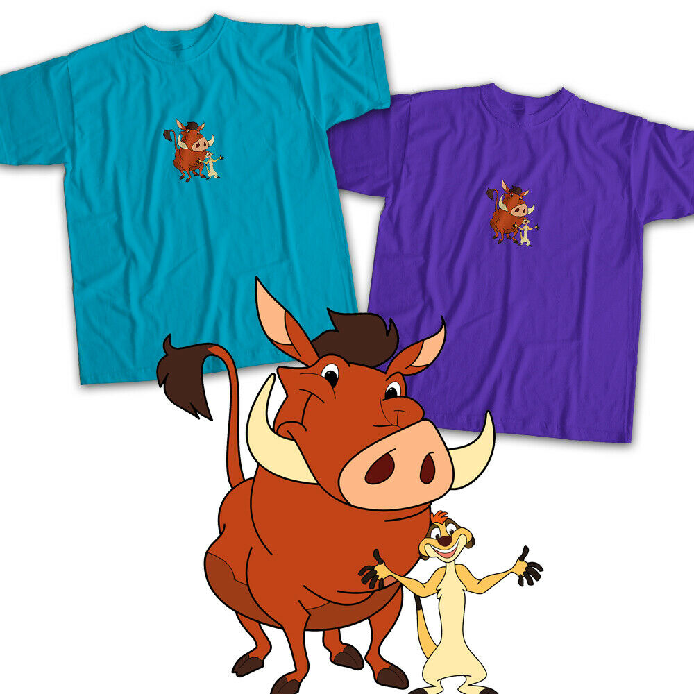 Stan - חנות ה-Merchandise למעריצים מכל הסוגים Disney Disney Lion King Timon Pumbaa Meerkat Warthog Best Friends Unisex Tee T-Shirt