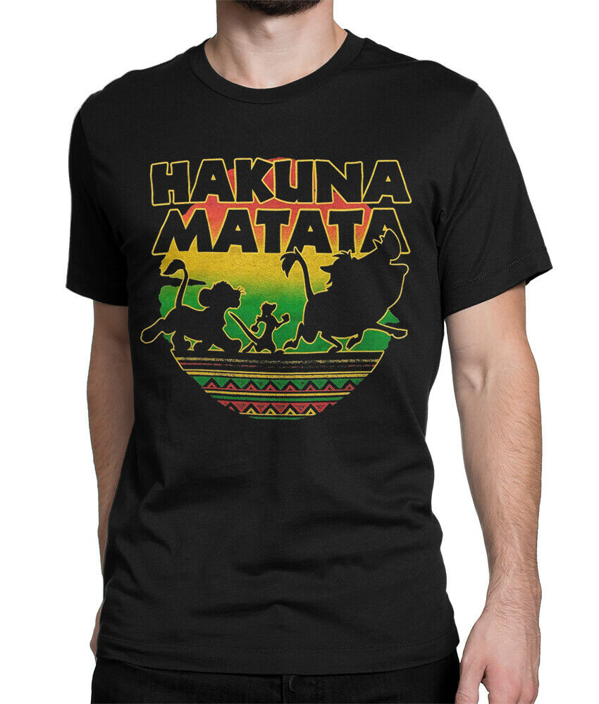 Stan - חנות ה-Merchandise למעריצים מכל הסוגים Disney The Lion King Hakuna Matata Graphic T-Shirt, Simba Timon And Pumbaa Disney Shirt