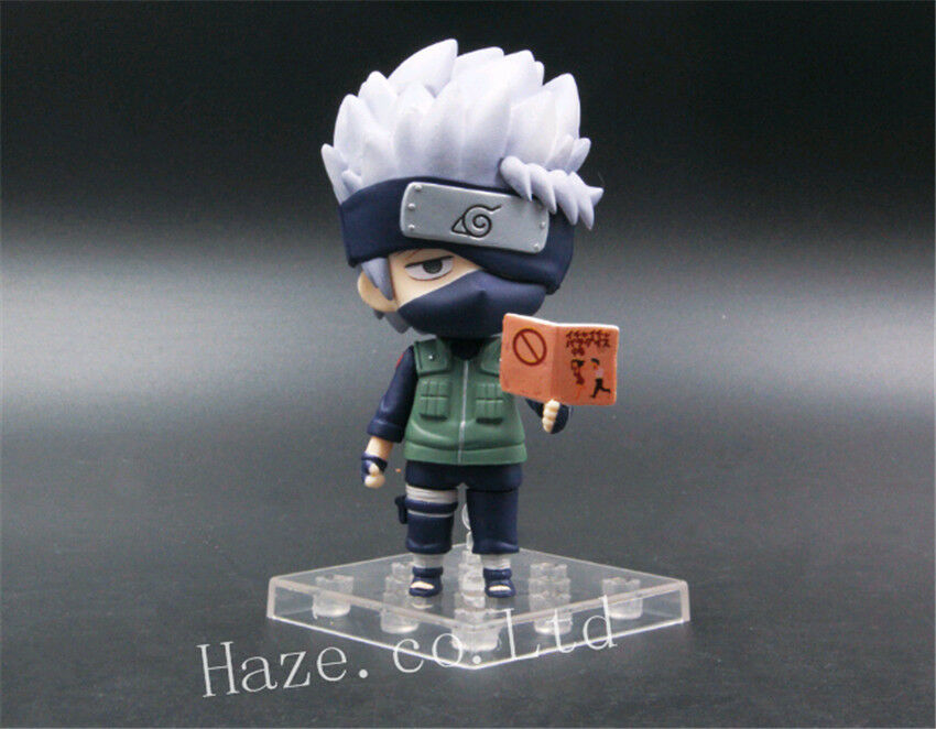 Stan - חנות ה-Merchandise למעריצים מכל הסוגים נארוטו Naruto Hatake Kakashi Shippuden Nend<wbr/>oroid PVC Action Figure Figurine 10cm