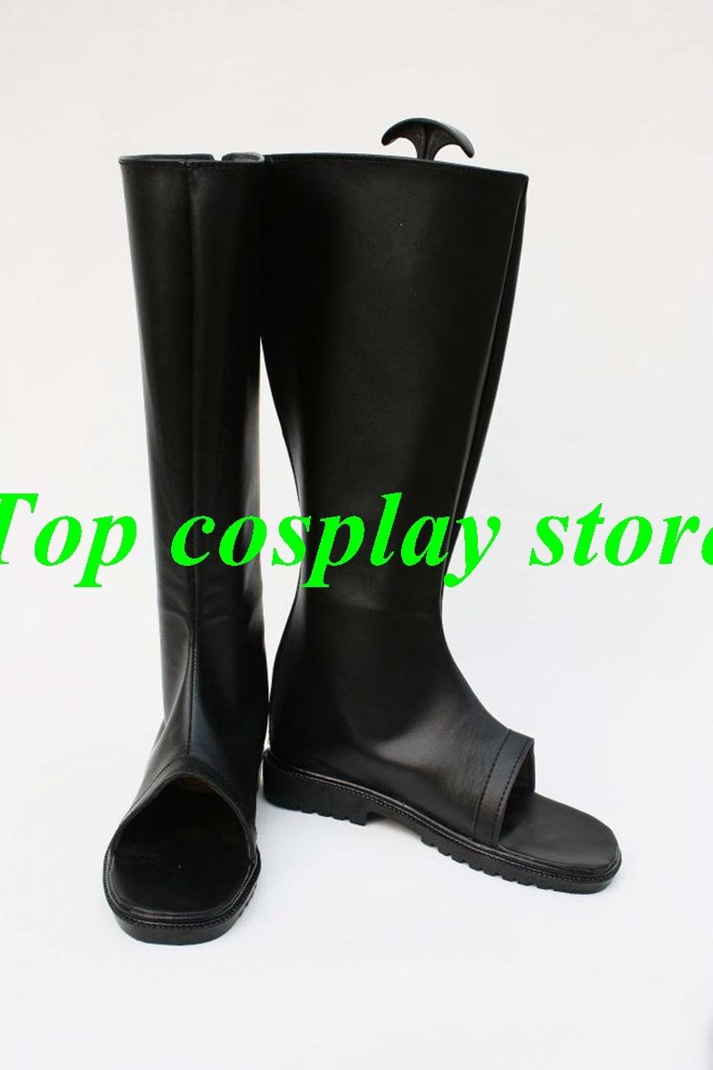 Stan - חנות ה-Merchandise למעריצים מכל הסוגים נארוטו Naruto Uchiha Itachi Anime Akatsuki Ninja Ninjia Cosplay Shoes boots long black 