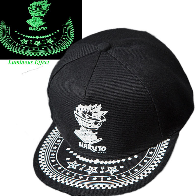 Stan - חנות ה-Merchandise למעריצים מכל הסוגים נארוטו Anime Naruto Cotton Baseball Cap Snapback Print Sun Hat Cosplay Hip-hop Luminous