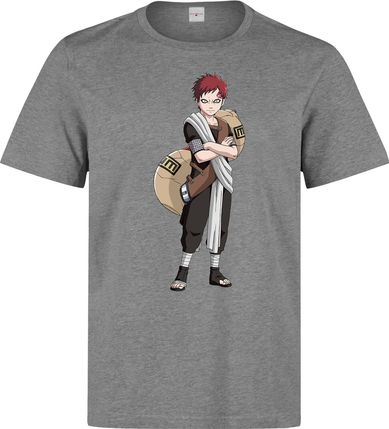 Stan - חנות ה-Merchandise למעריצים מכל הסוגים נארוטו Naruto Gaara Of The Sand Kazekage men's (woman's available) grey t shirt